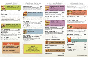 View McAlister's Deli Menu